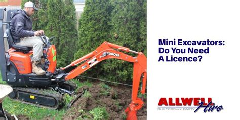 do you need a licence for a mini digger|mini digger license.